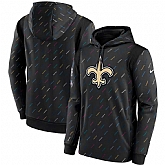 Men's New Orleans Saints Nike Charcoal 2021 NFL Crucial Catch Therma Pullover Hoodie,baseball caps,new era cap wholesale,wholesale hats